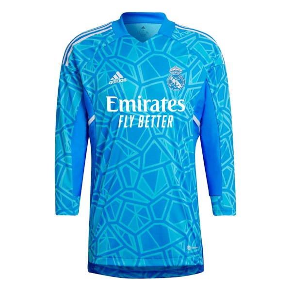Tailandia Camiseta Real Madrid Portero ML 2022-2023 Azul